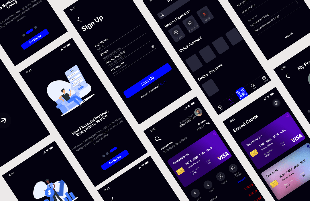 Bankmate - A design for banking app
